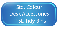 15 Litre Tidy Bins - Std Colours